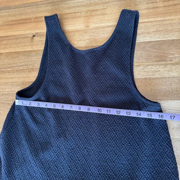 Free People Easy Street Mini Dress drop waist deep v back Extra Small Black - Picture 12 of 13